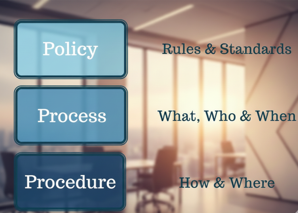 Policy, Process, Procedures